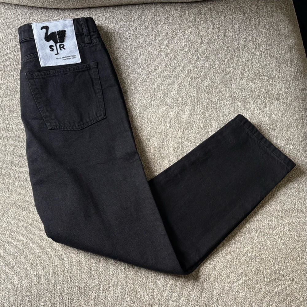 SR vs. Sandrine Rose The Virgin Label
High-Rise Straight Leg Black Jeans Size 27